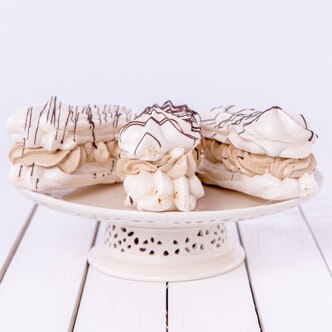 Bezy z masą kawową