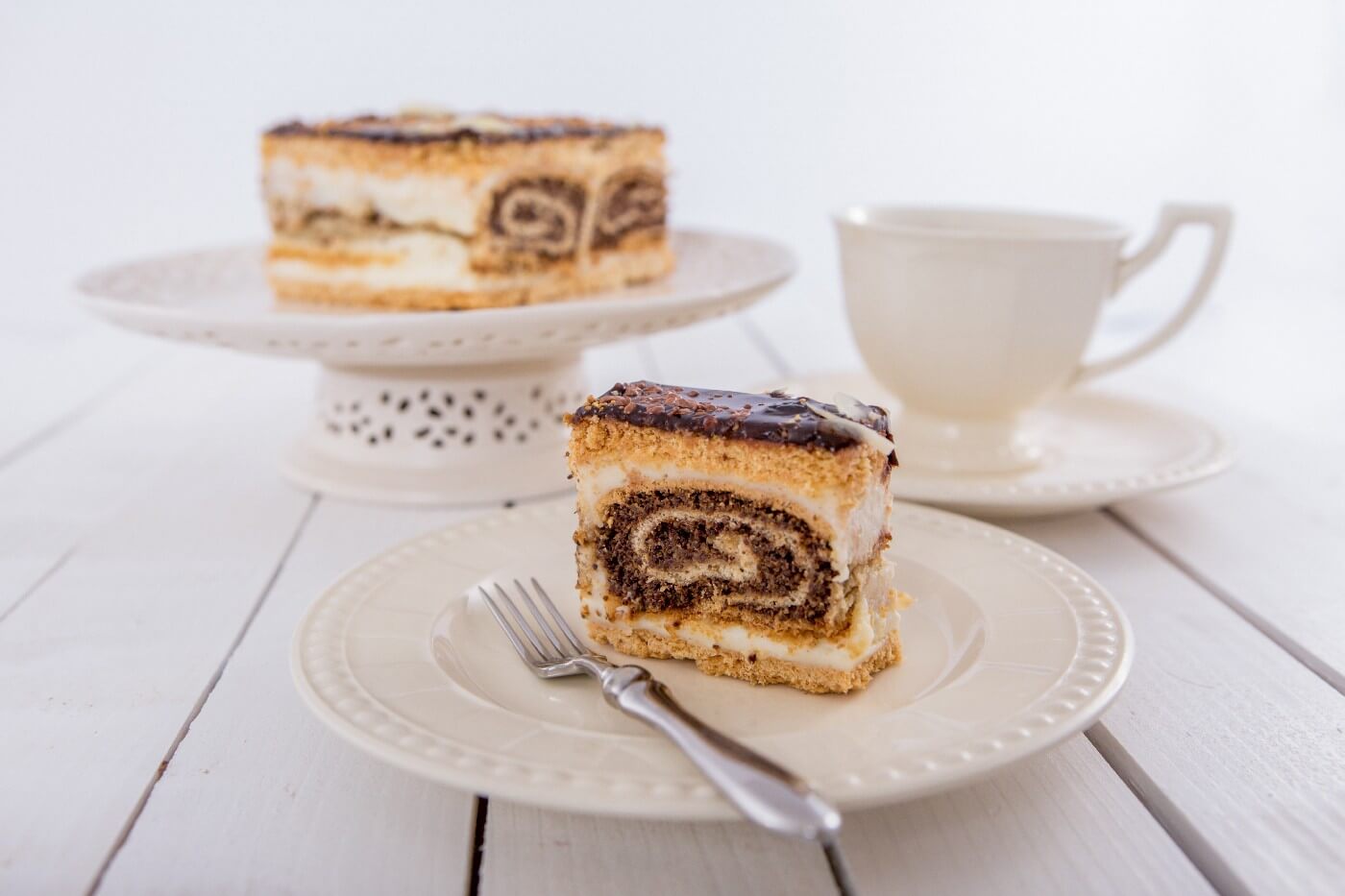 Makowiec w pieluszkach