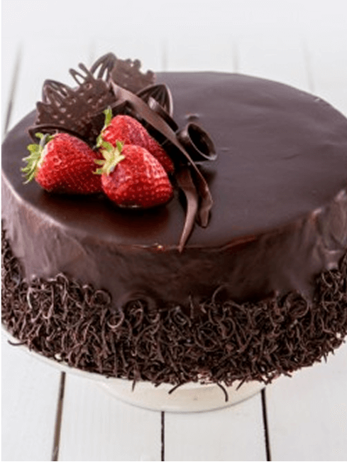 Tort klasyczny w ciemnej czekoladzie