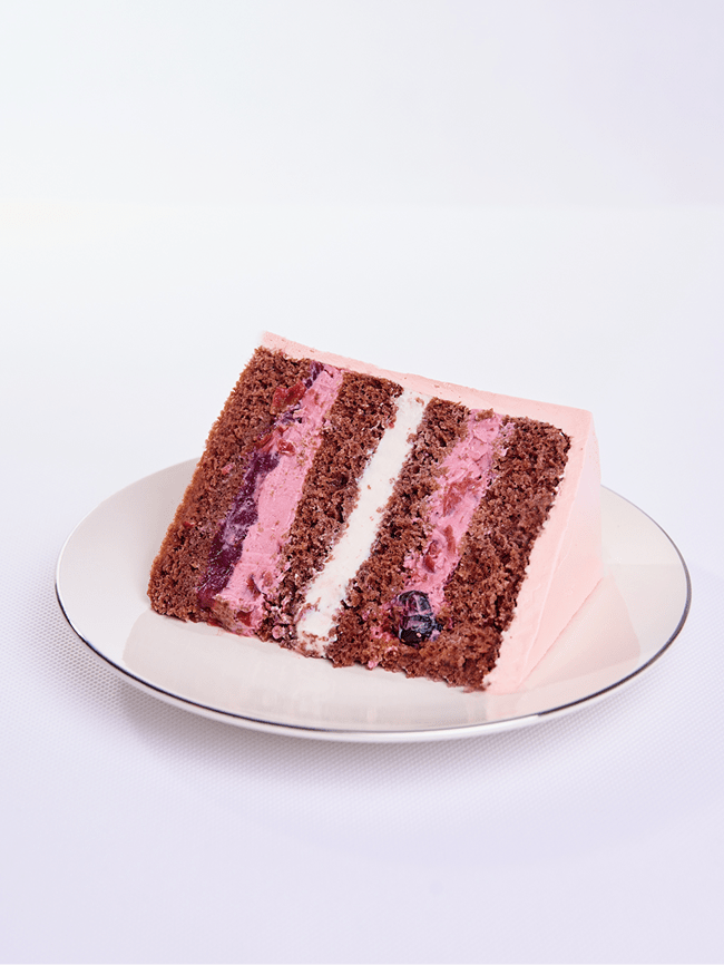 Tort wiśnia - banan