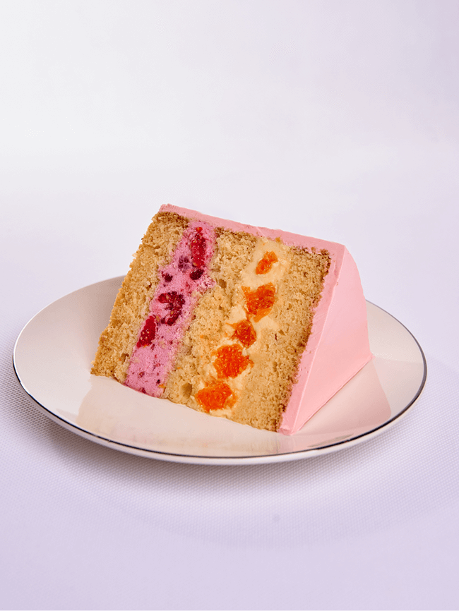 Tort Mandalove - mandarynka, malina