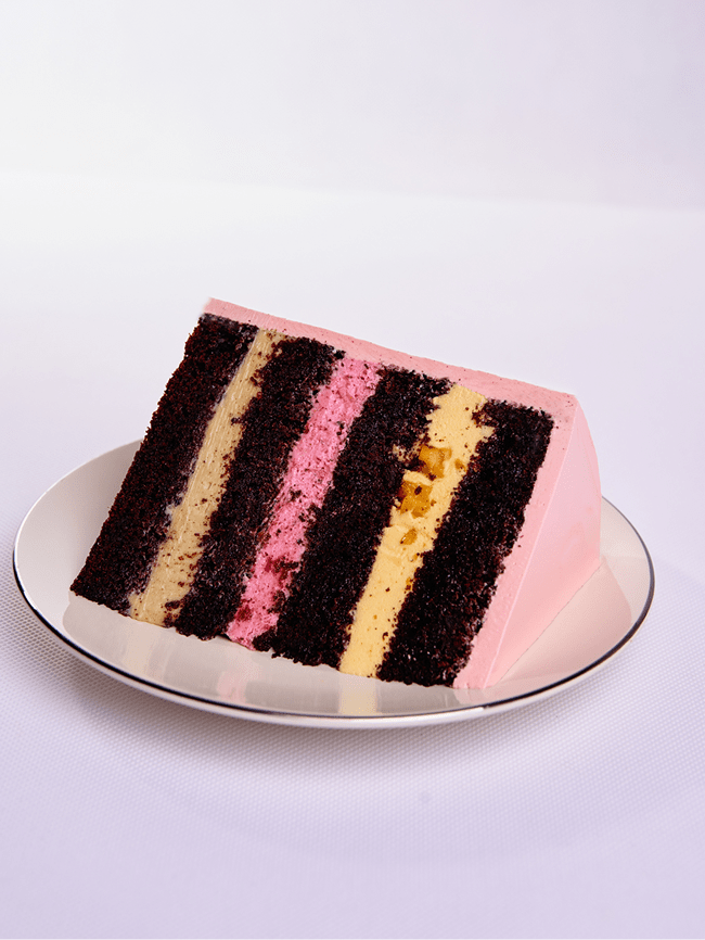 Tort mango malina pistacja - Morena