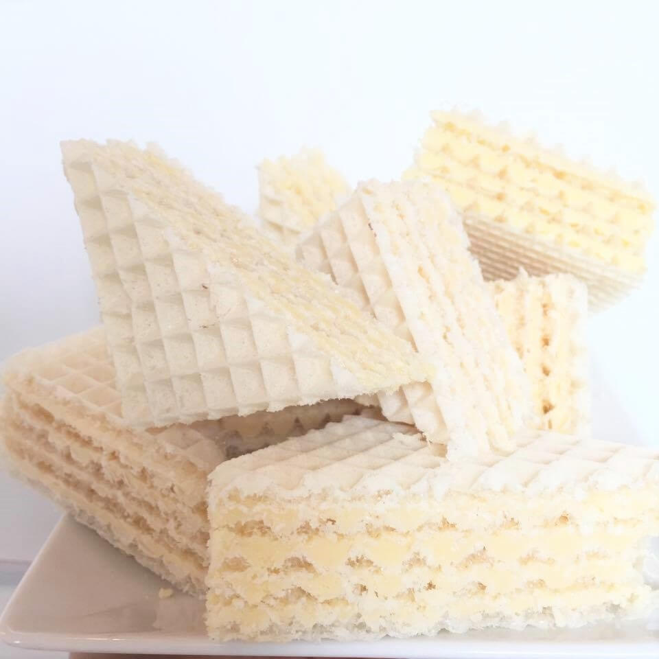 Wafelki waniliowe