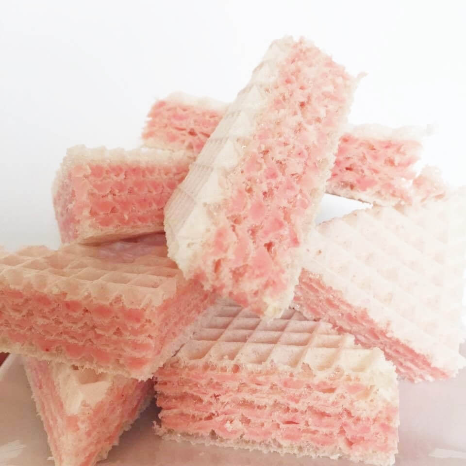 Wafelki z galaretką